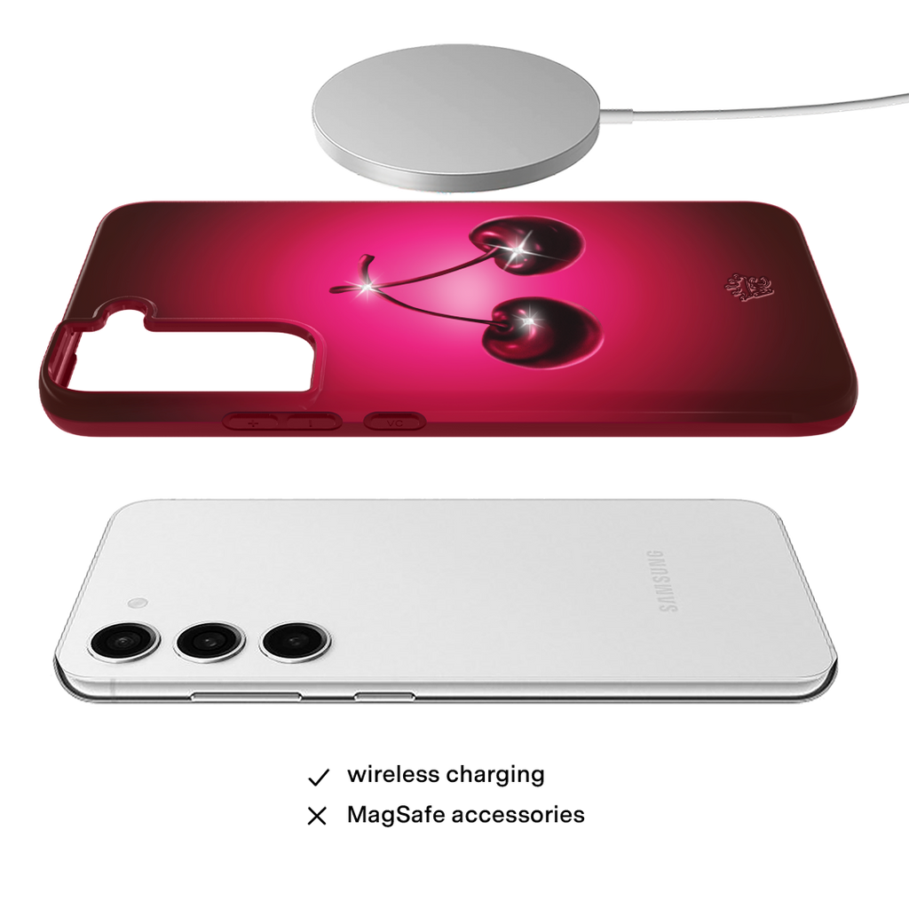 Black Cherry Crystal Samsung Case