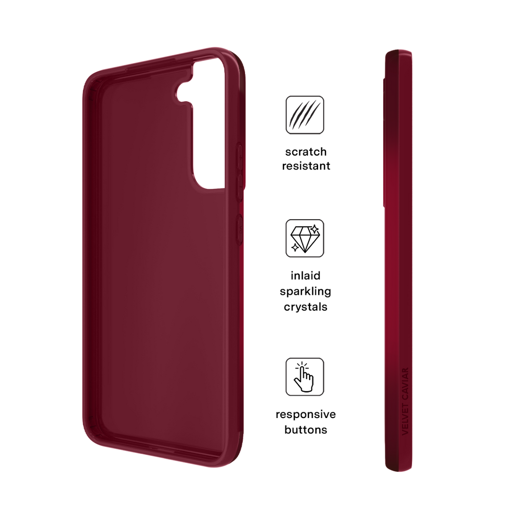 Black Cherry Crystal Samsung Case