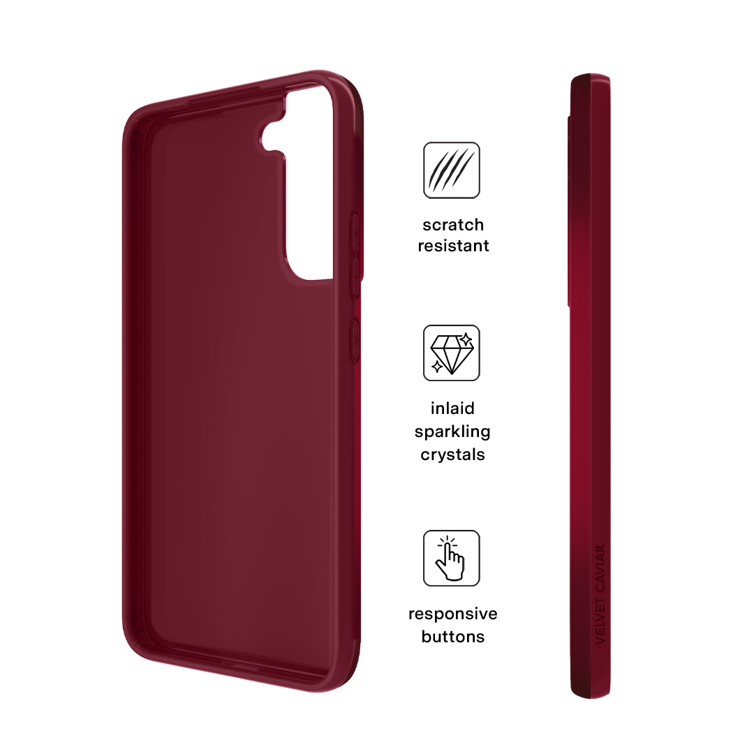 Black Cherry Crystal Samsung Case