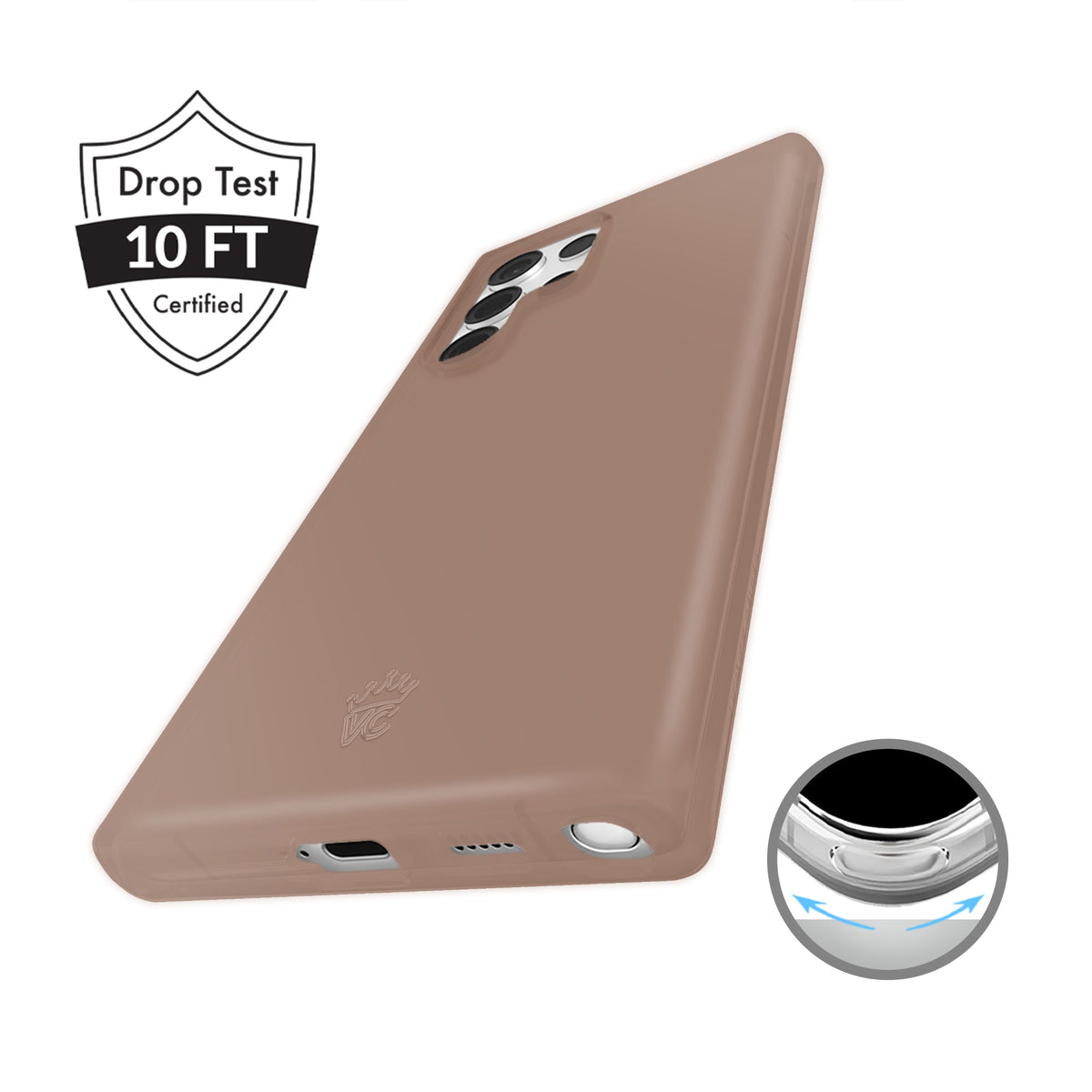 Cashmere Taupe Jelly Samsung Case