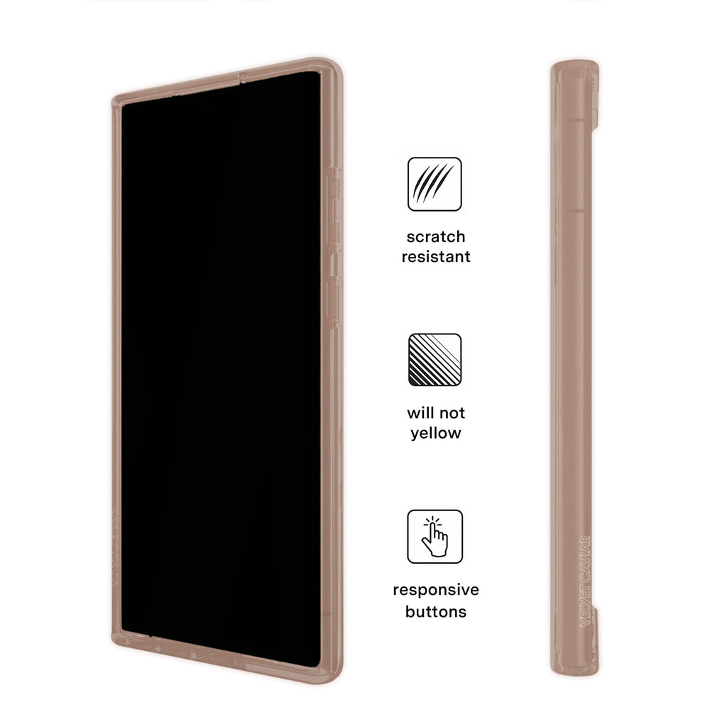 Cashmere Taupe Jelly Samsung Case