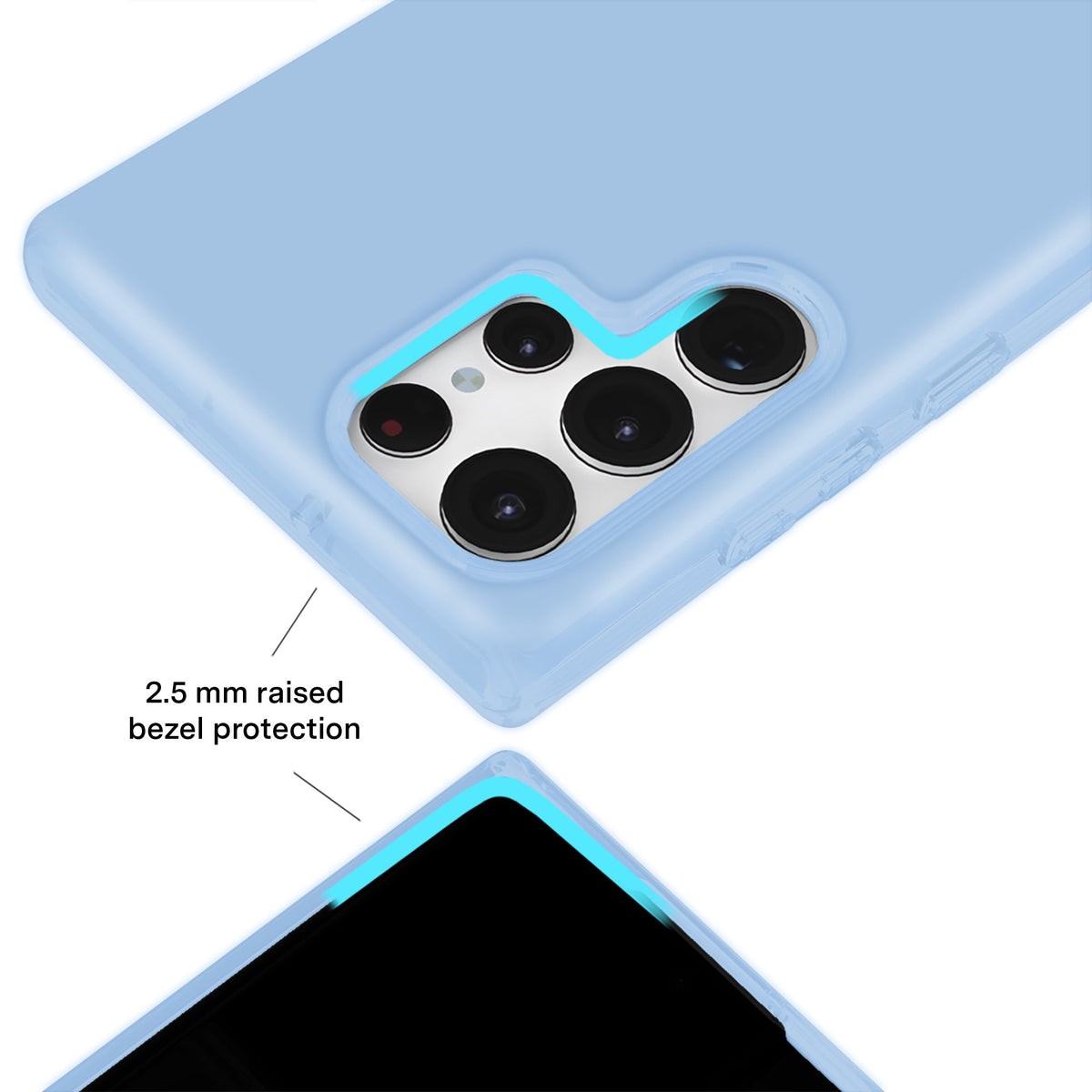 Glacier Blue Jelly Samsung Case