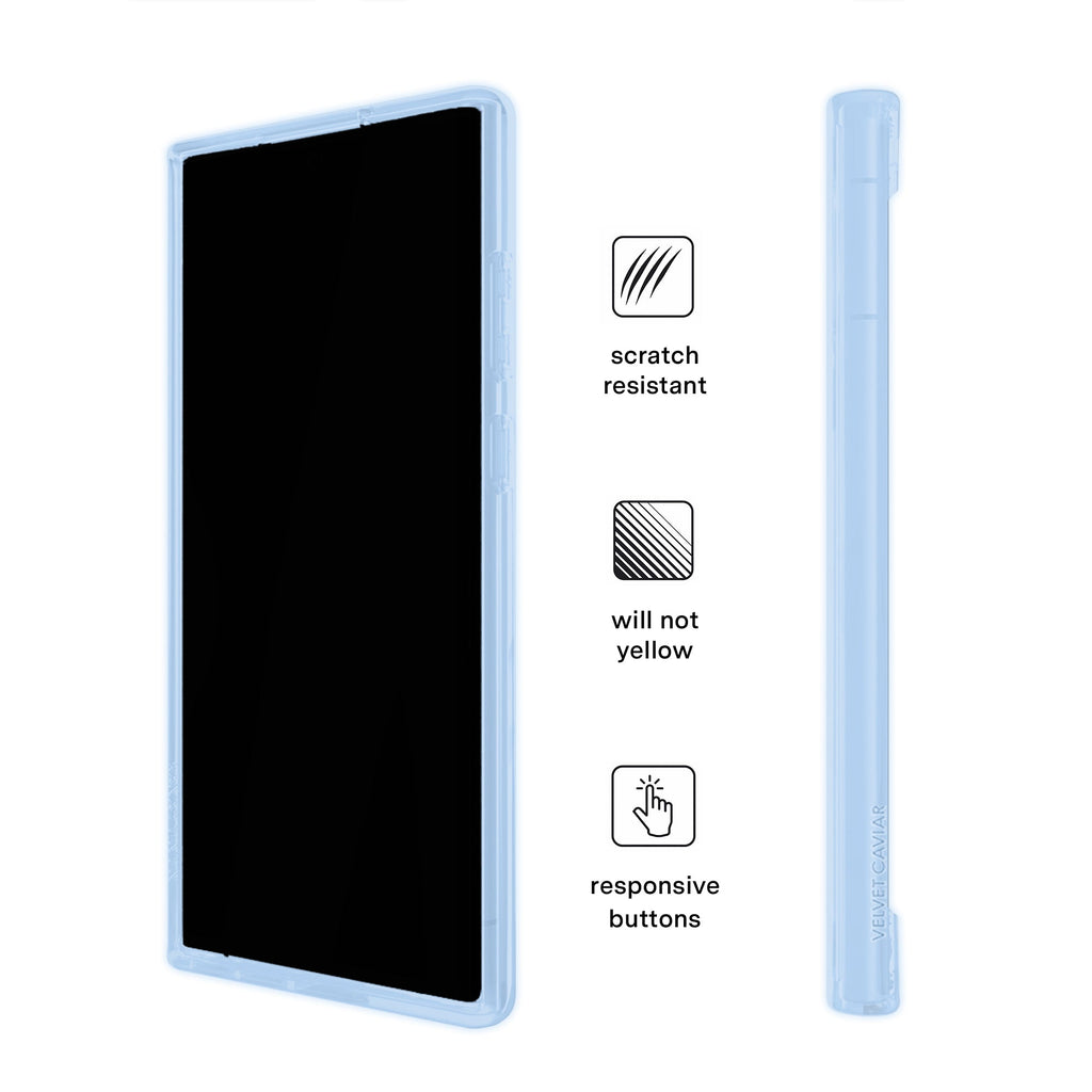 Glacier Blue Jelly Samsung Case