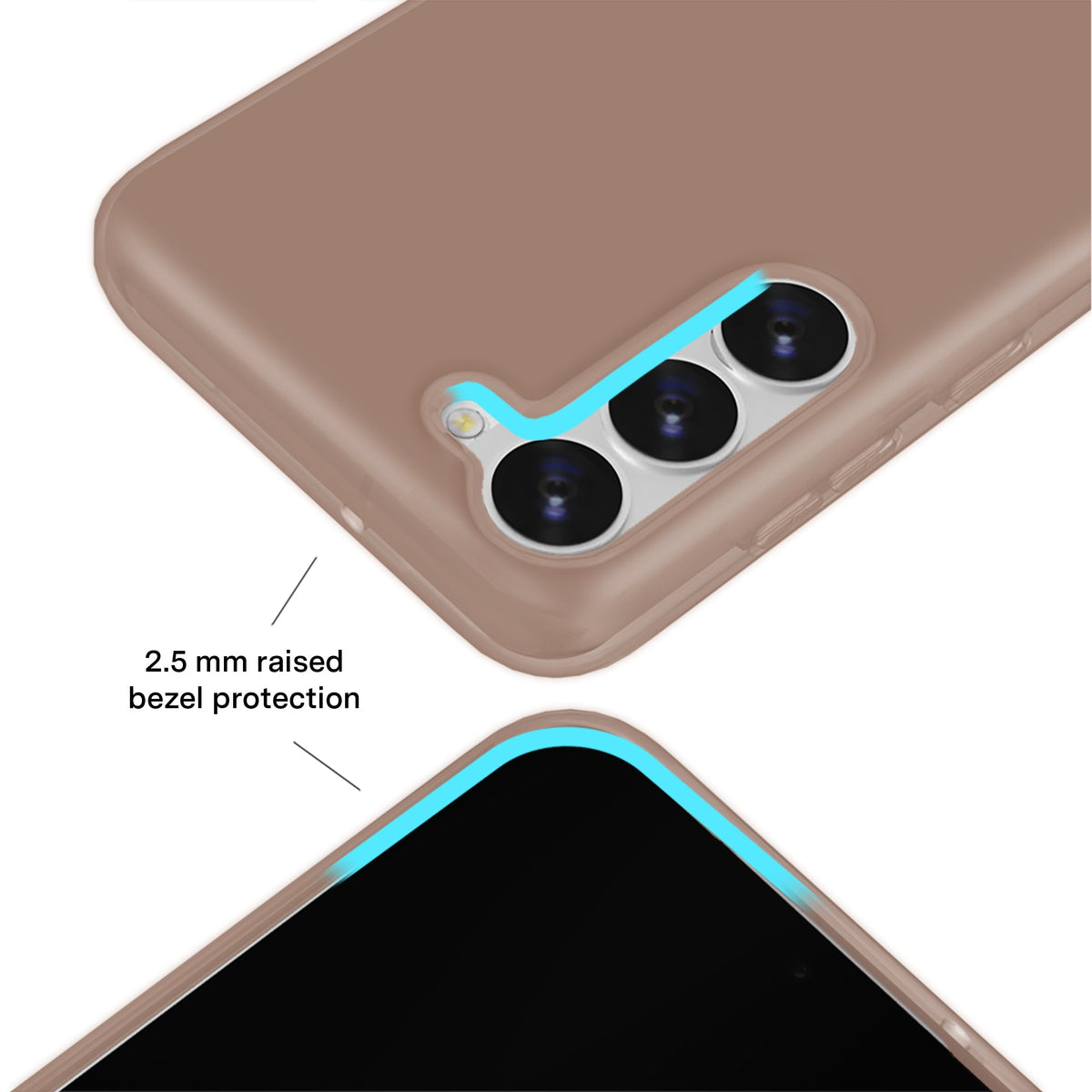 Cashmere Taupe Jelly Samsung Case