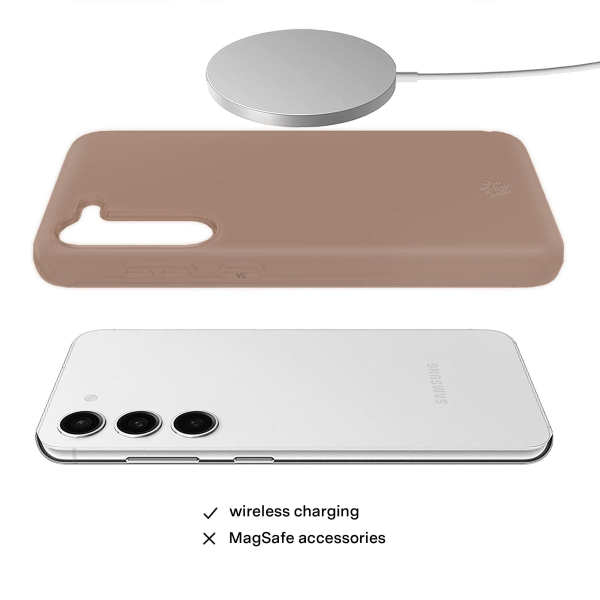Cashmere Taupe Jelly Samsung Case