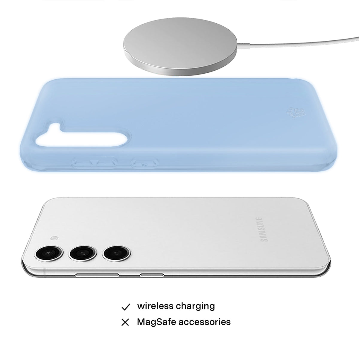 Glacier Blue Jelly Samsung Case