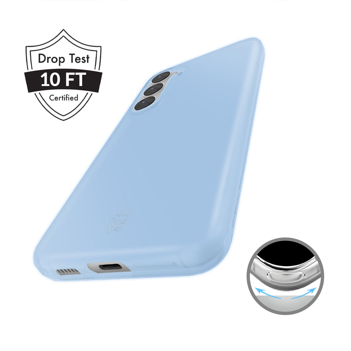 Glacier Blue Jelly Samsung Case