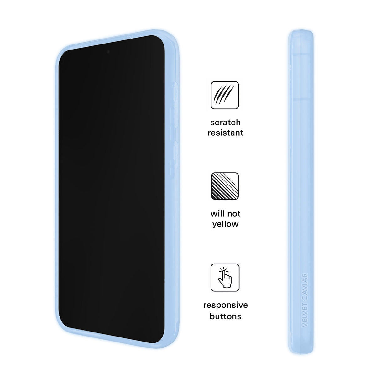 Glacier Blue Jelly Samsung Case