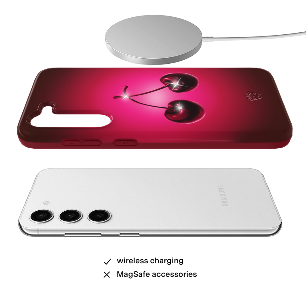 Black Cherry Crystal Samsung Case