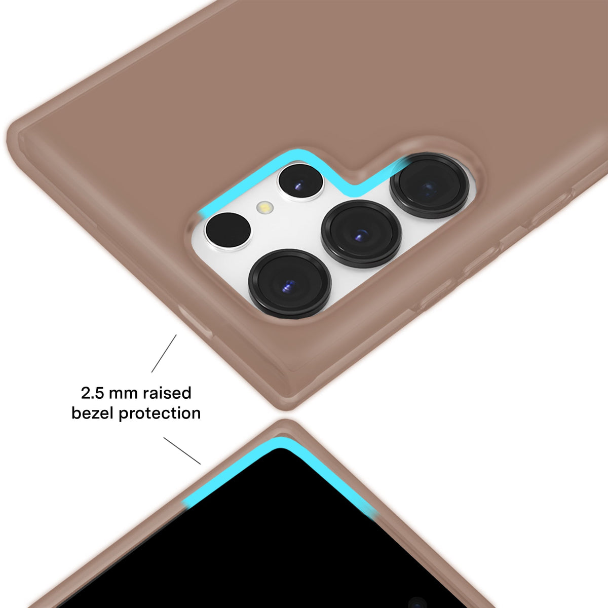 Cashmere Taupe Jelly Samsung Case