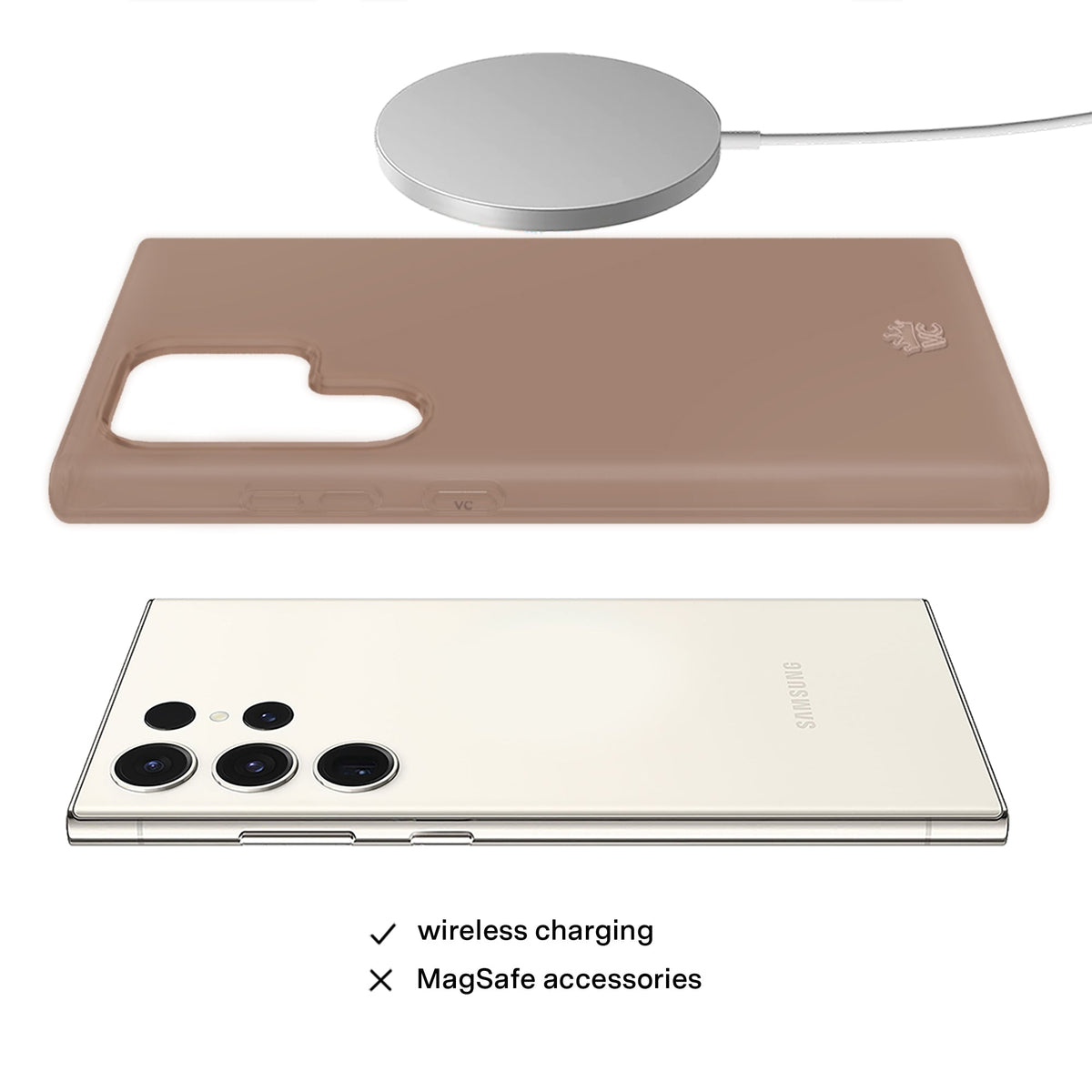 Cashmere Taupe Jelly Samsung Case