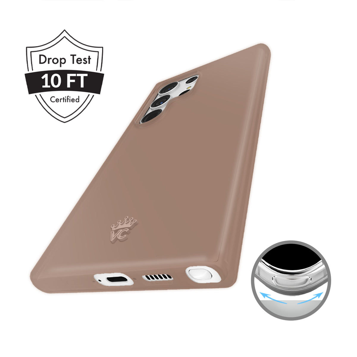 Cashmere Taupe Jelly Samsung Case