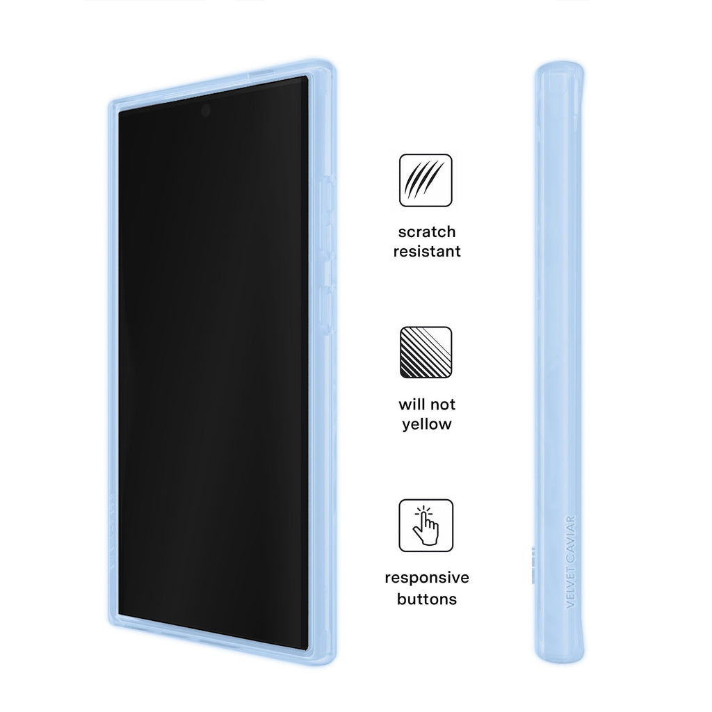 Glacier Blue Jelly Samsung Case