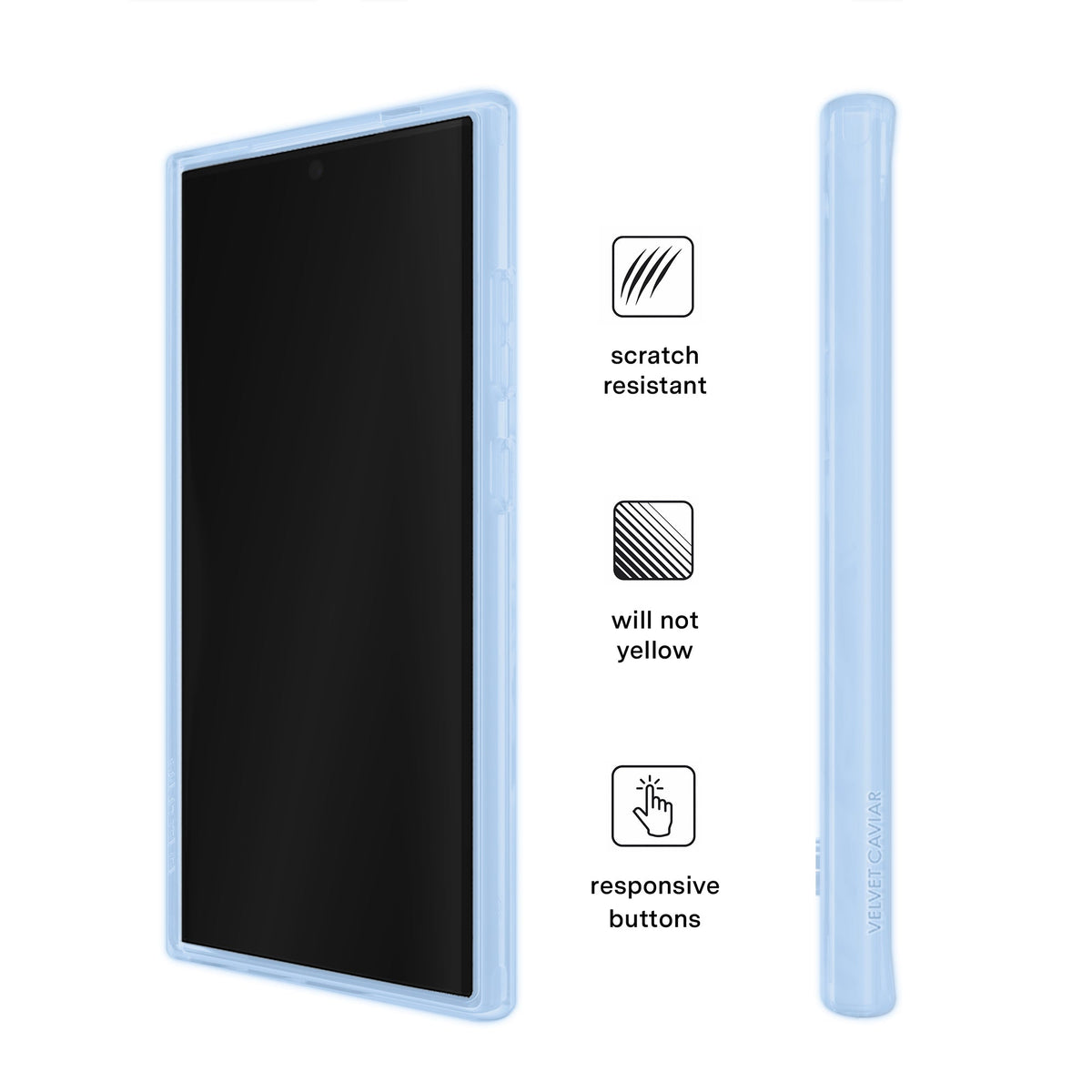 Glacier Blue Jelly Samsung Case