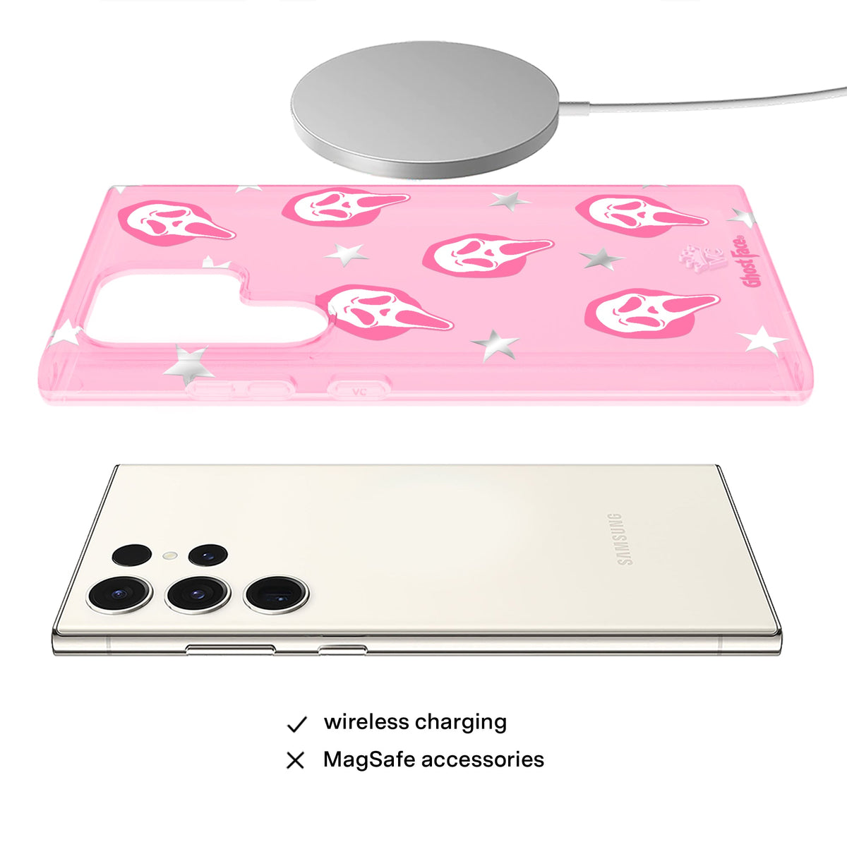 Ghost Face Call Me Pink Samsung Case