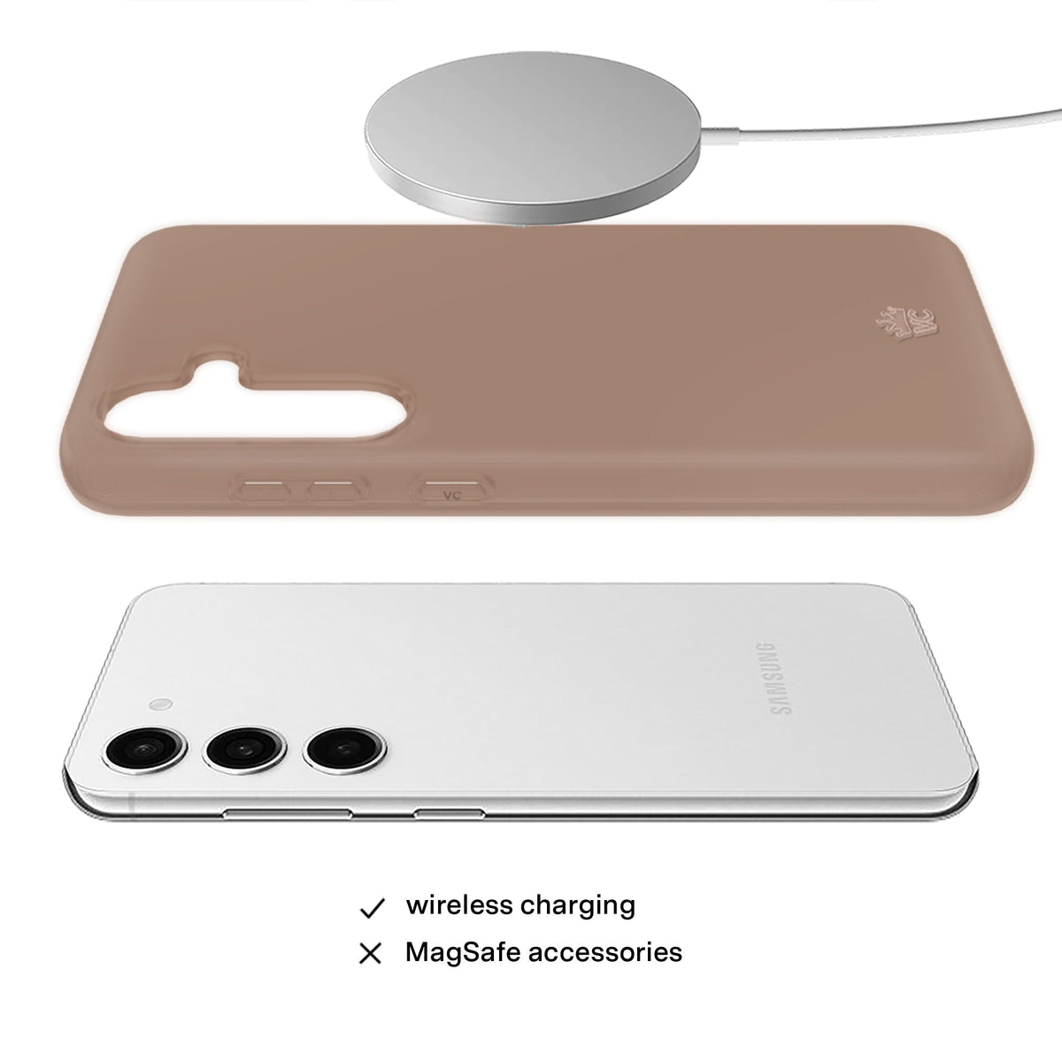 Cashmere Taupe Jelly Samsung Case