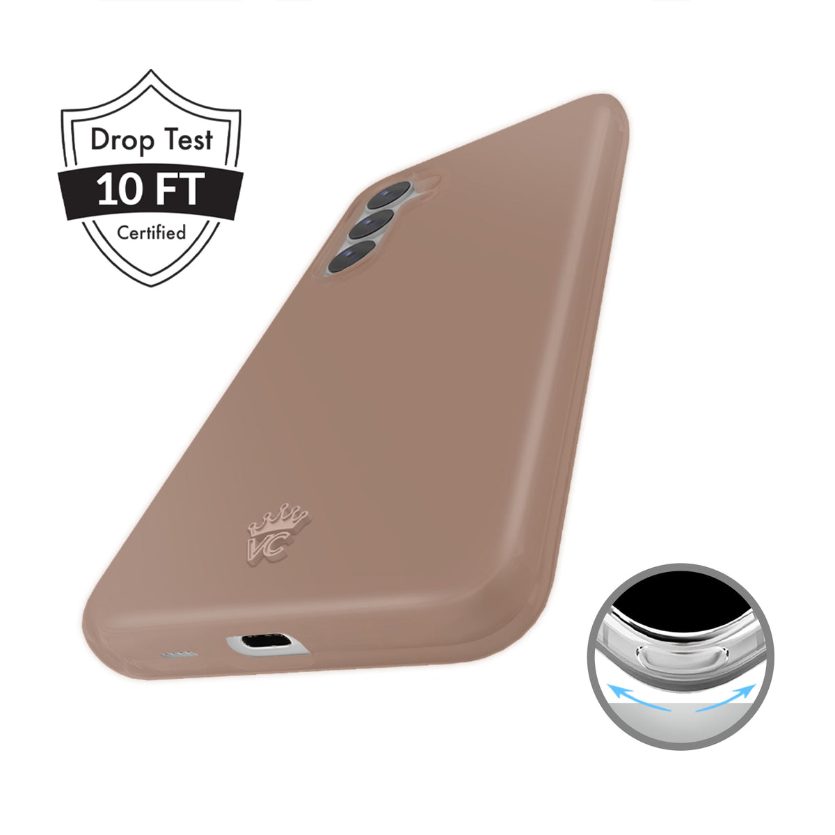 Cashmere Taupe Jelly Samsung Case