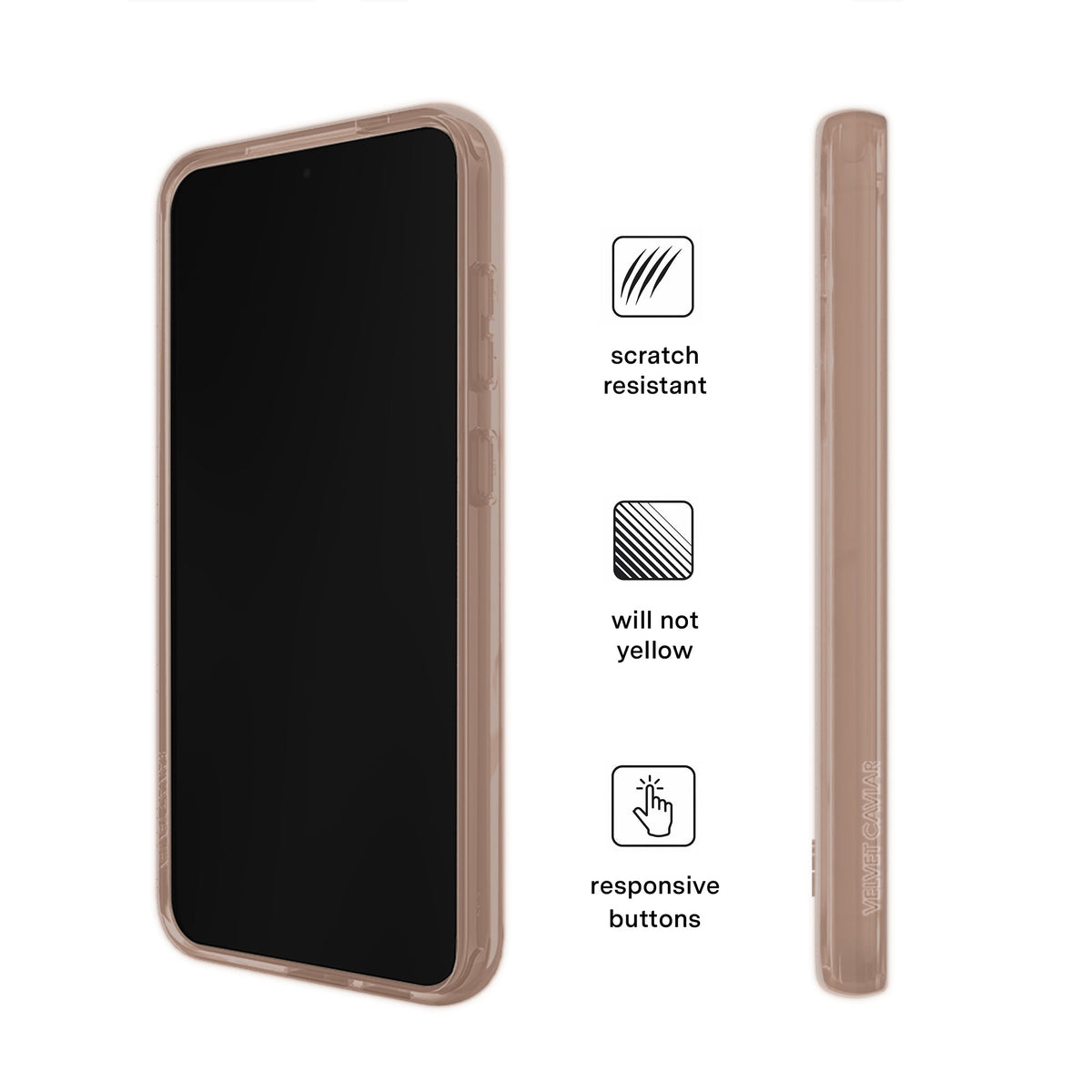 Cashmere Taupe Jelly Samsung Case
