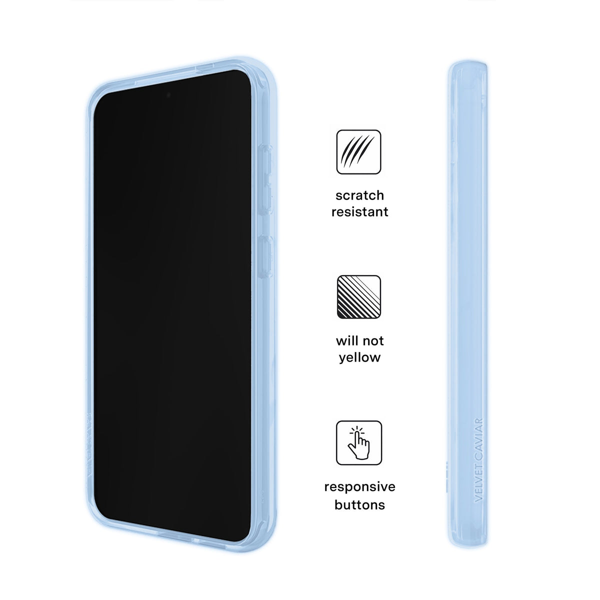 Glacier Blue Jelly Samsung Case