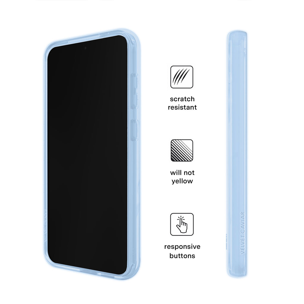 Glacier Blue Jelly Samsung Case