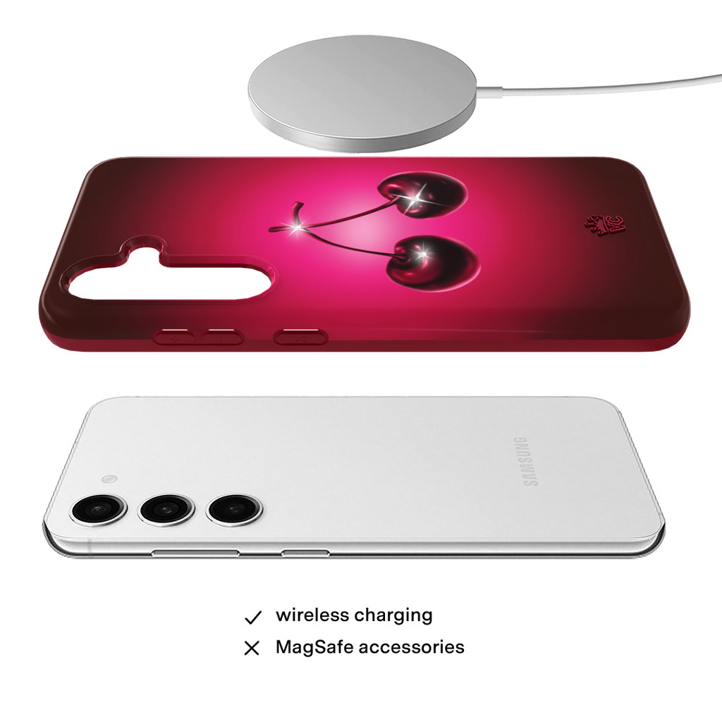 Black Cherry Crystal Samsung Case