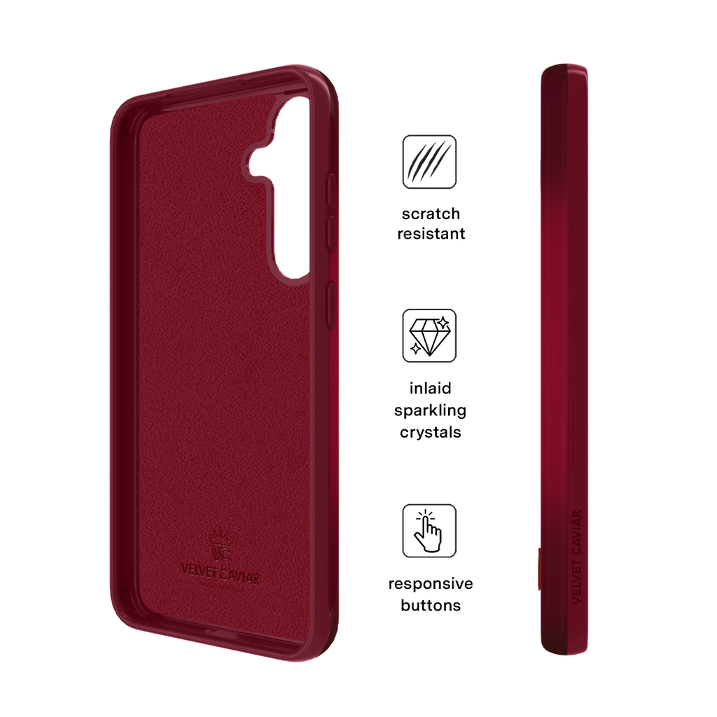 Black Cherry Crystal Samsung Case