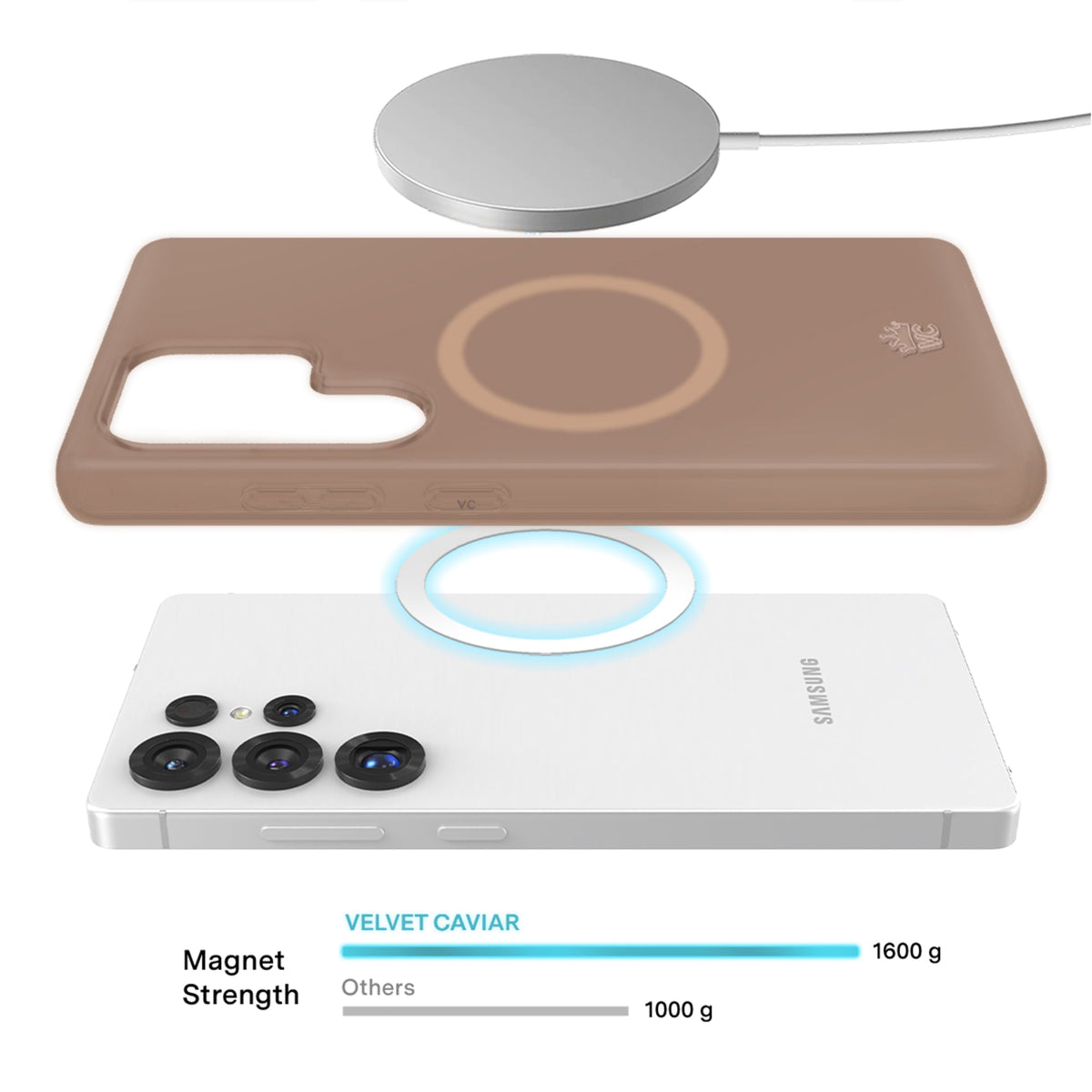 Cashmere Taupe Jelly Samsung Case