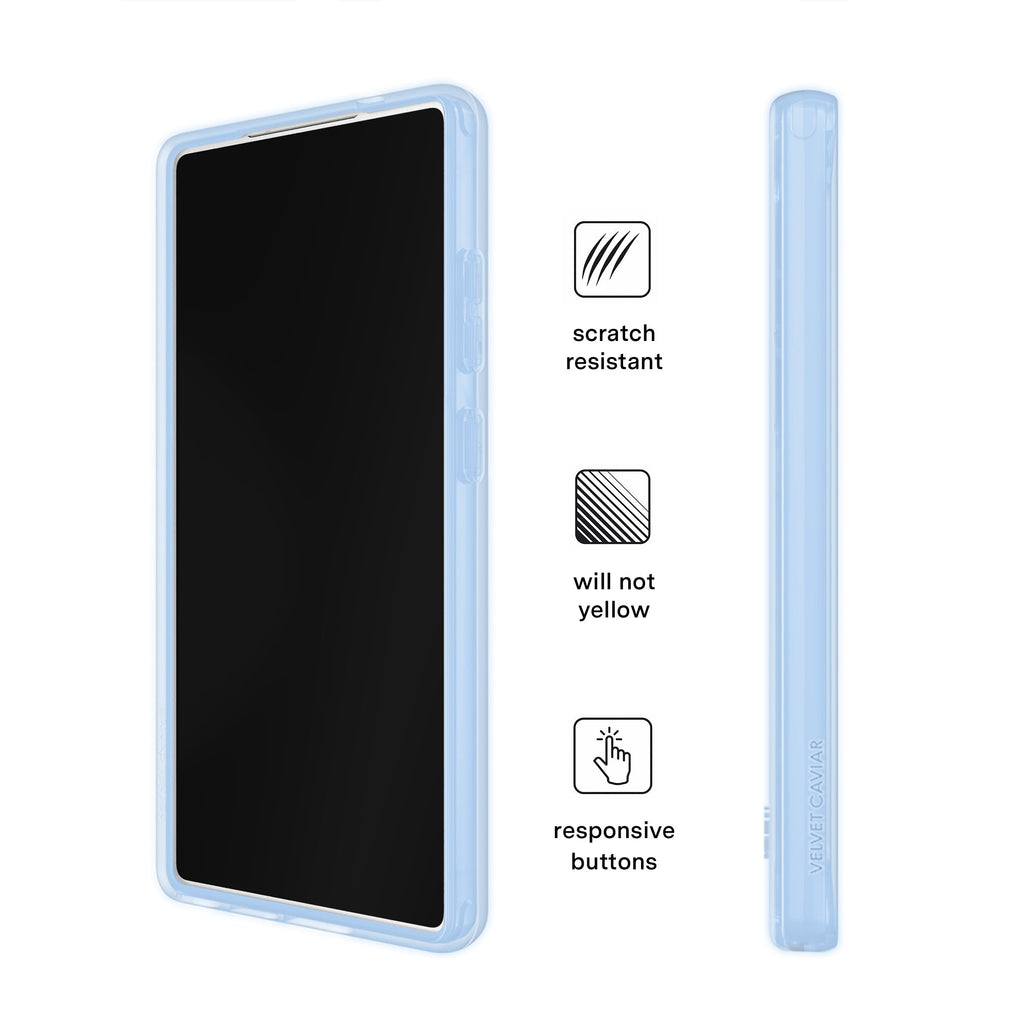 Glacier Blue Jelly Samsung Case