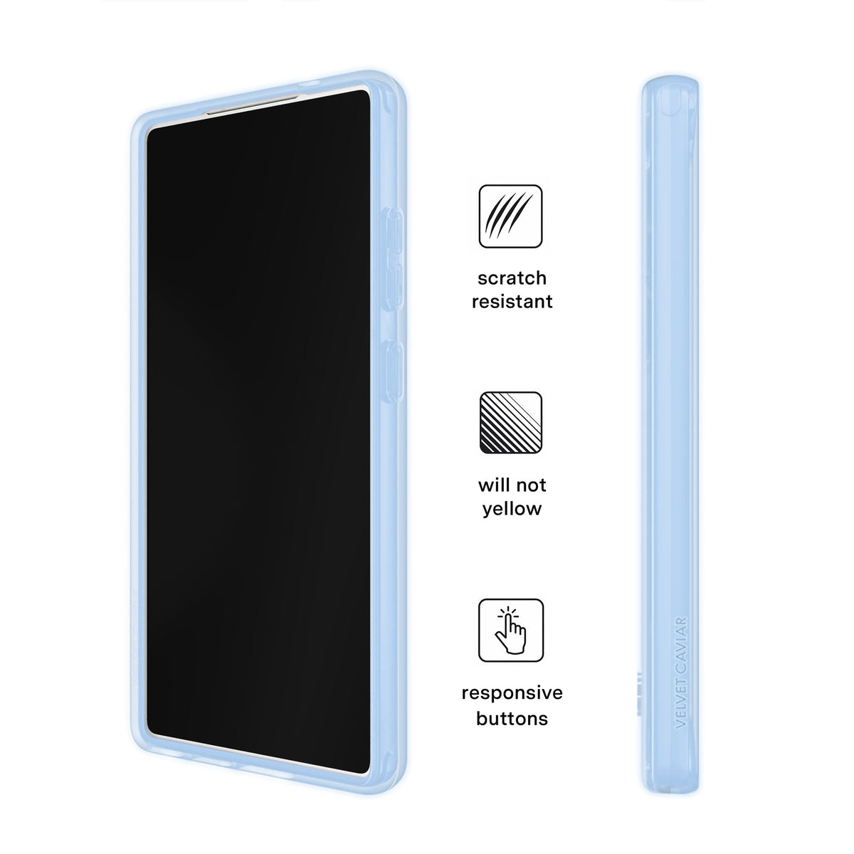 Glacier Blue Jelly Samsung Case