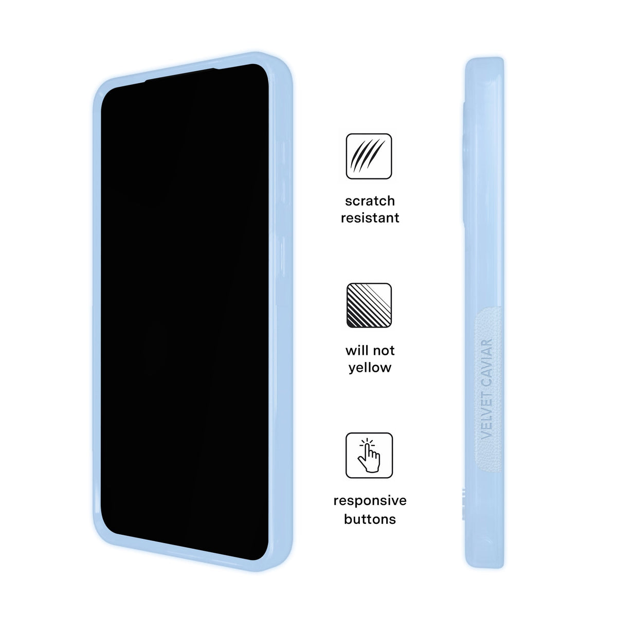 Glacier Blue Jelly Samsung Case