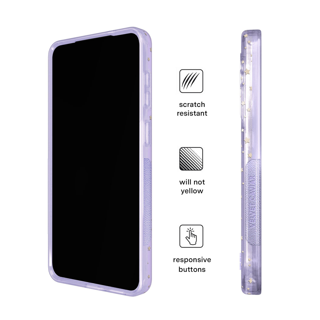 Lilac Celestial Stars Samsung Case