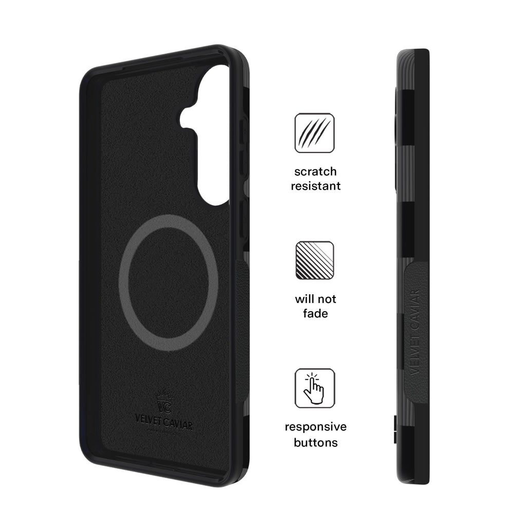 Noir Vibe Checkered Samsung Case