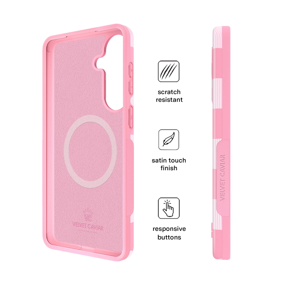Pink Vibe Checkered Samsung Case