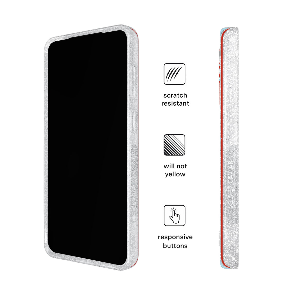 Stars & Stripes Glitter Samsung Case