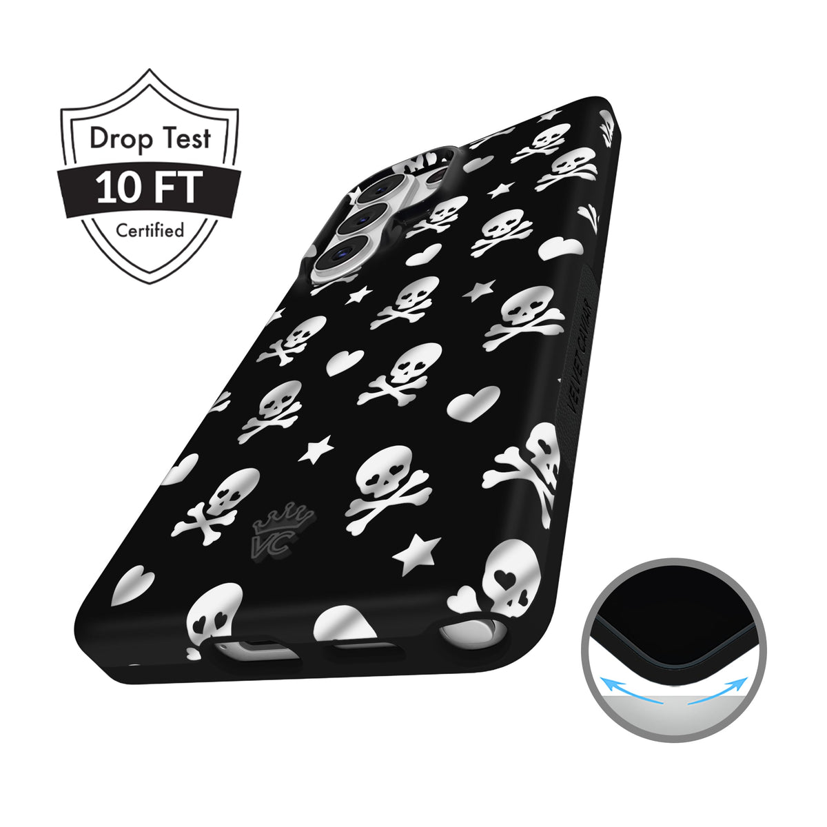 Chrome Skulls Samsung Case