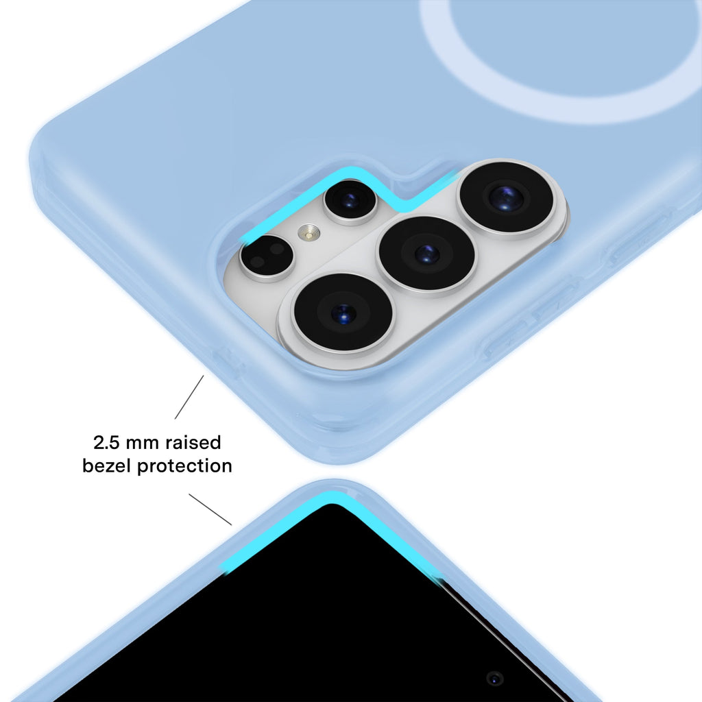 Glacier Blue Jelly Samsung Case