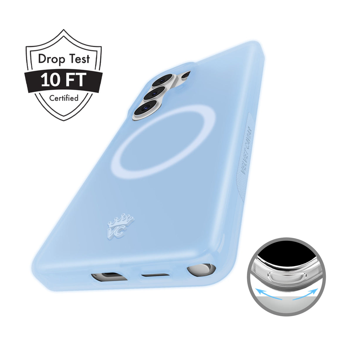 Glacier Blue Jelly Samsung Case