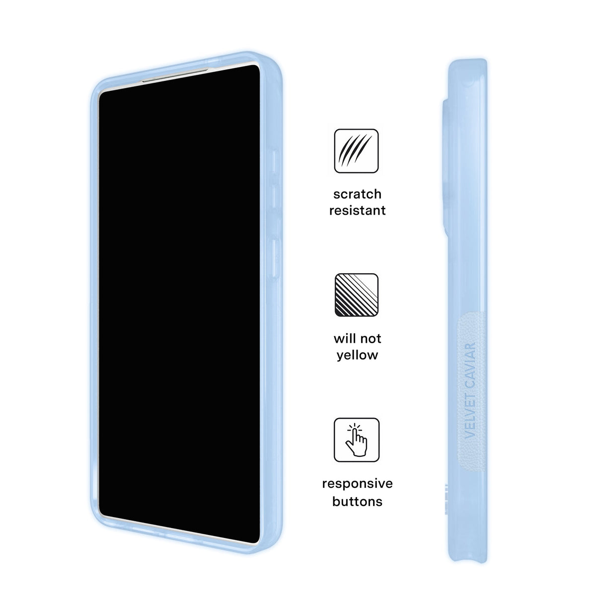 Glacier Blue Jelly Samsung Case