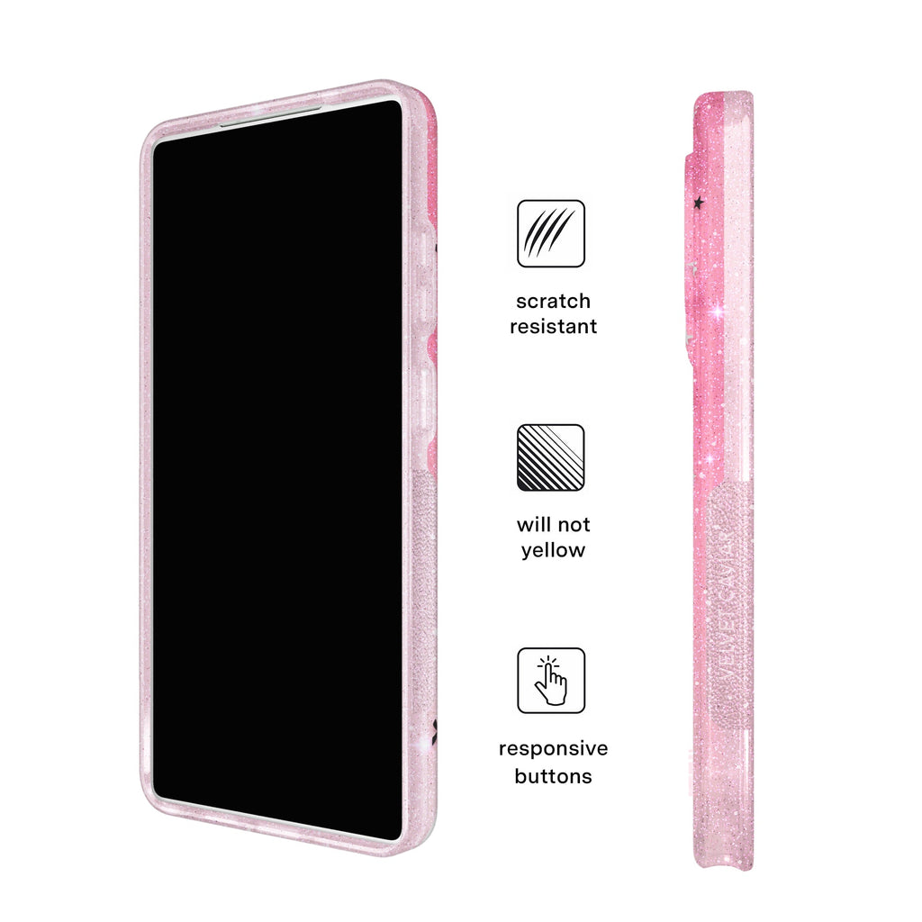 Lucky Kittens Glitter Samsung Case
