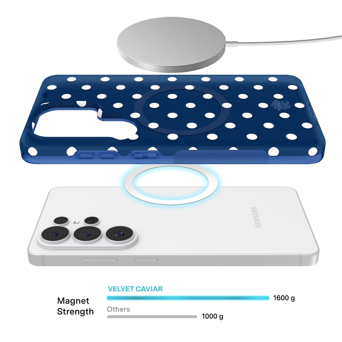 Midnight Polka Dot Samsung Case