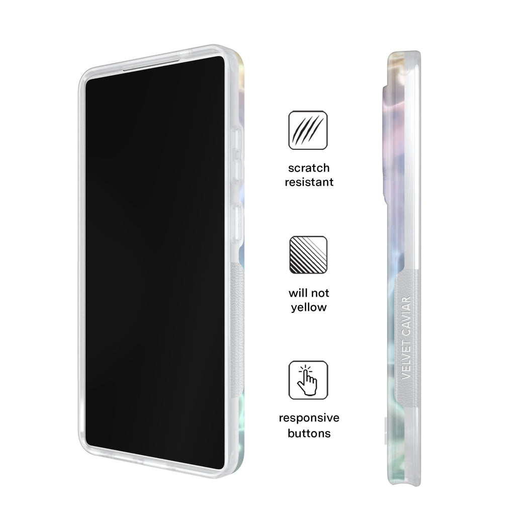 White Opal Holo Samsung Case