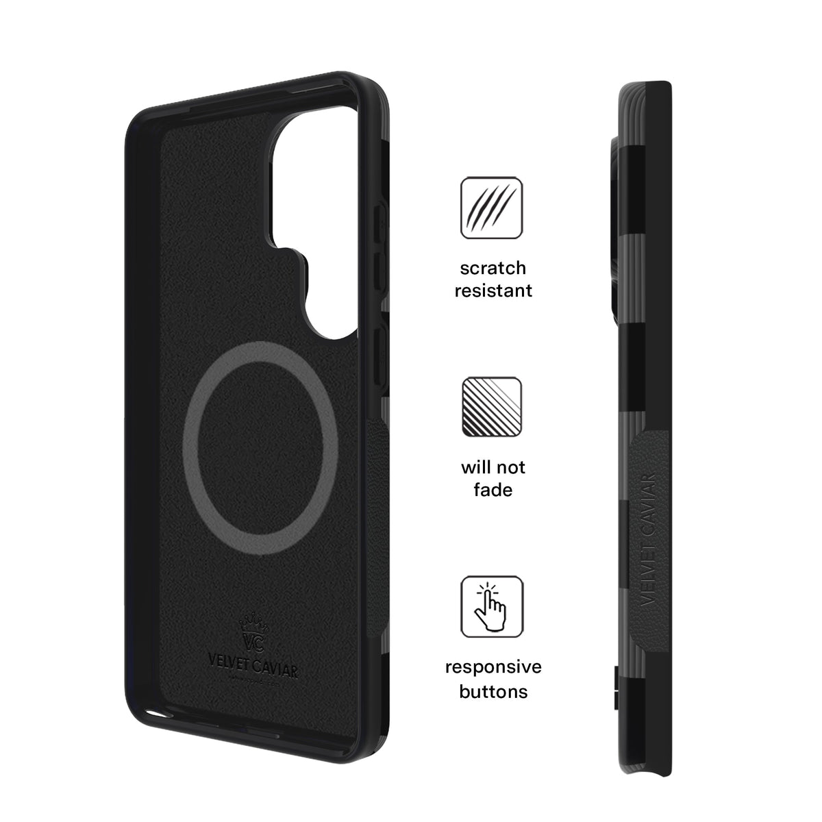 Noir Vibe Checkered Samsung Case