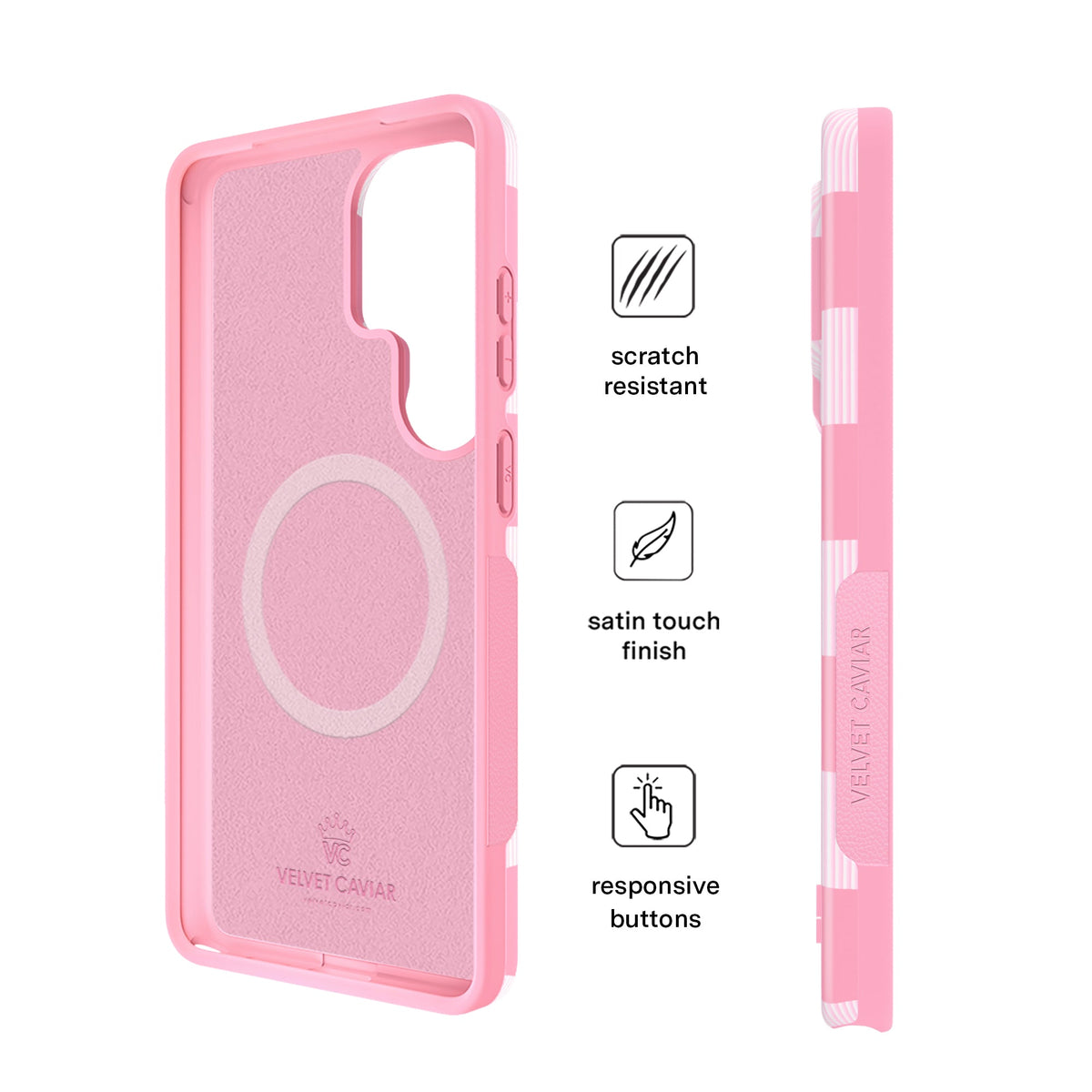 Pink Vibe Checkered Samsung Case
