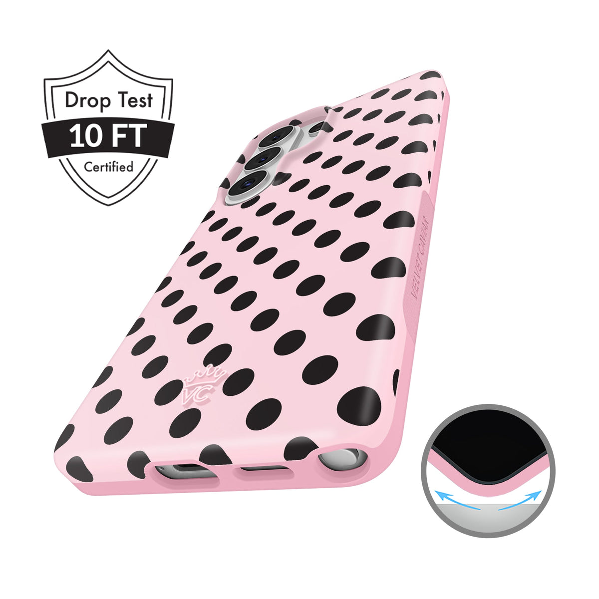 Princess Pink Polka Dot Samsung Case