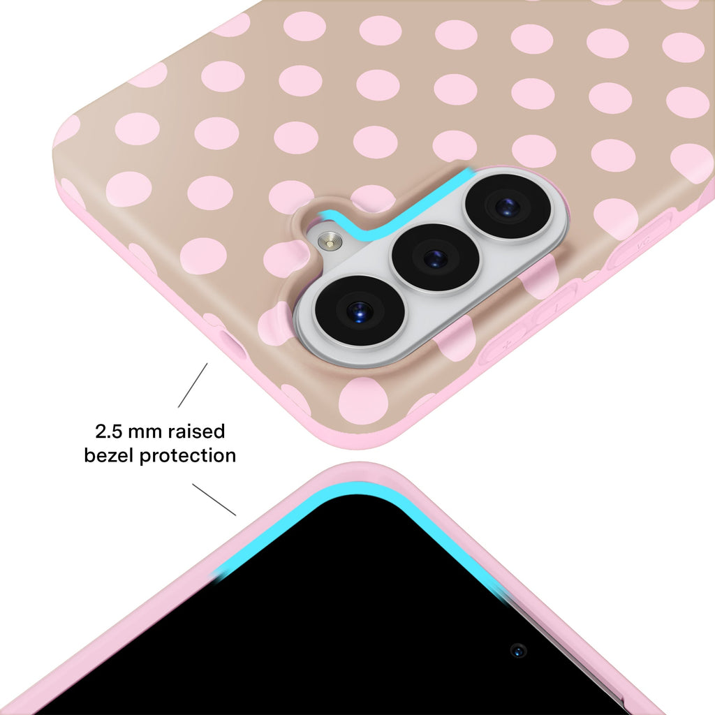 Brown Sugar Polka Dot Samsung Case