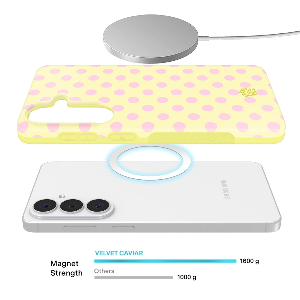 Buttercream Polka Dot Samsung Case