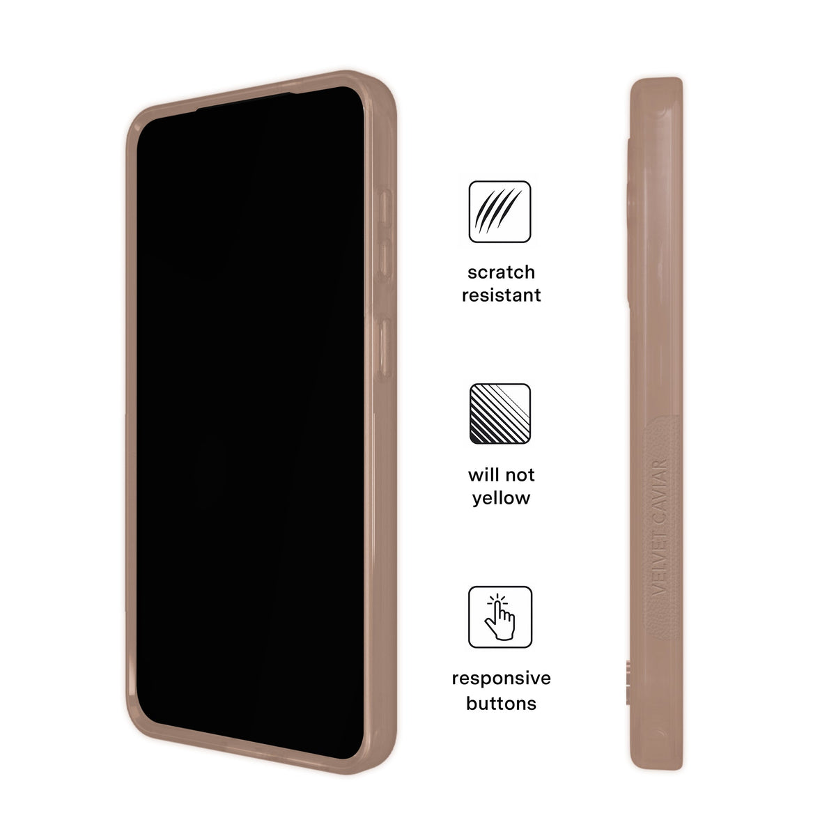 Cashmere Taupe Jelly Samsung Case