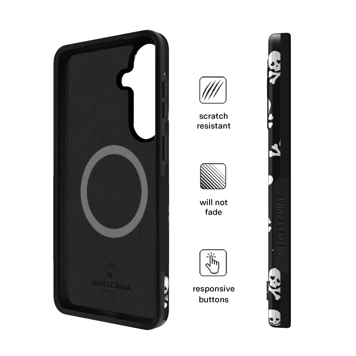 Chrome Skulls Samsung Case