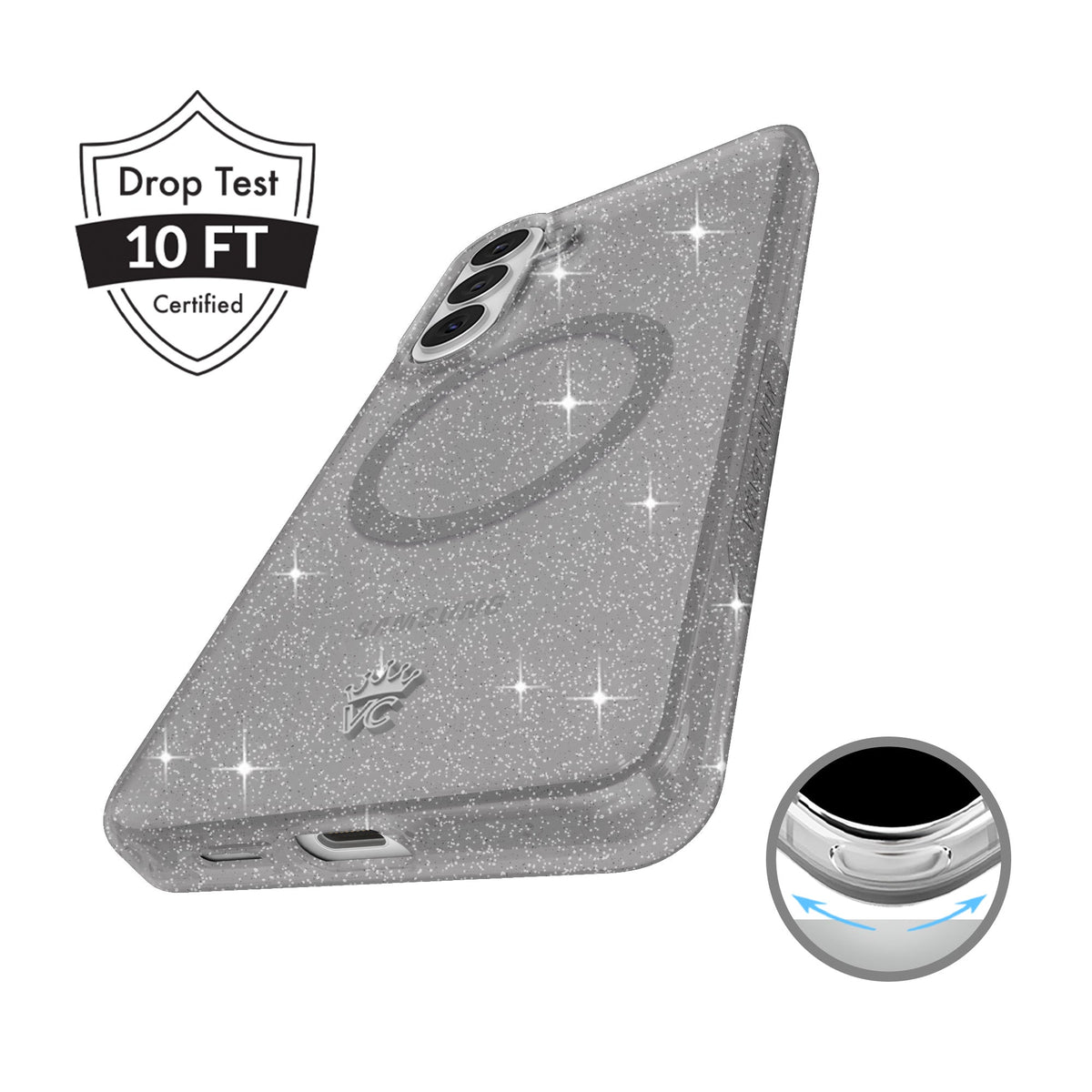 Grey Stardust Samsung Case