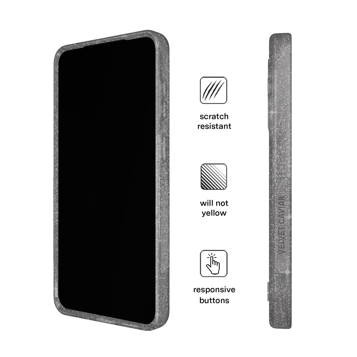 Grey Stardust Samsung Case